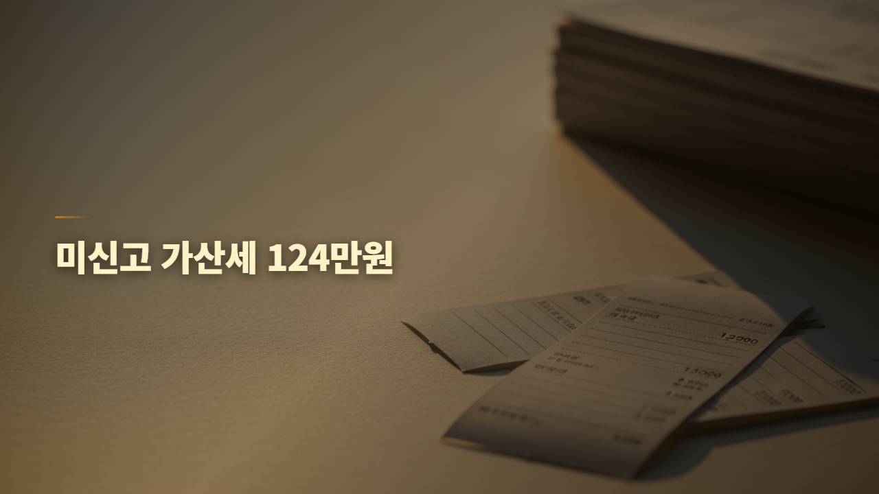 직장인 부수입 500만원 미신고 시 가산세 124만원 시뮬레이션 인포그래픽