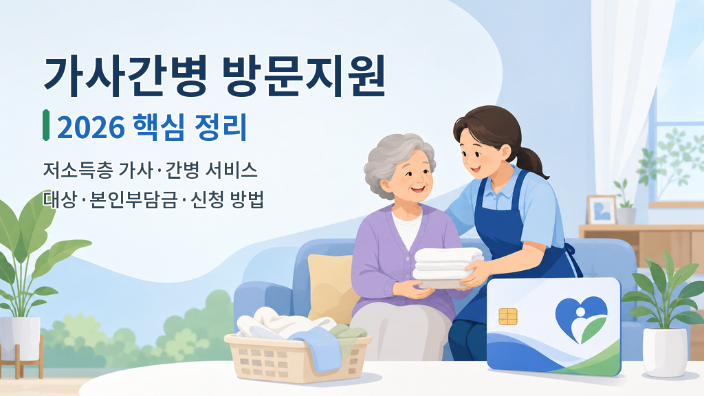 가사간병 방문지원 대표 이미지