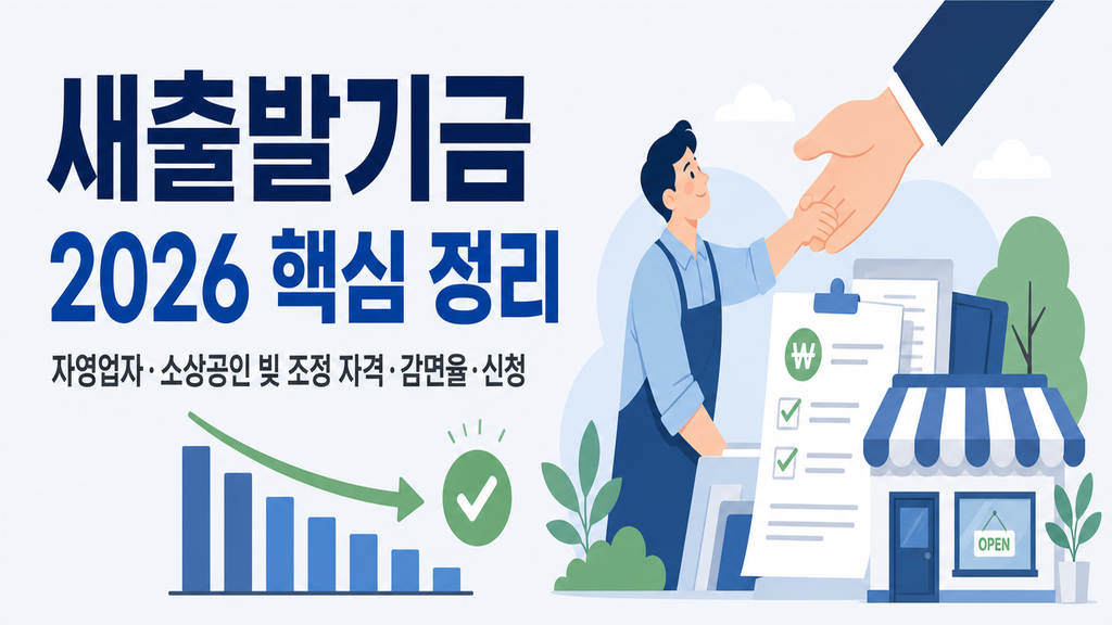 새출발기금 신청 조건과 원금감면율 신용 불이익 요약