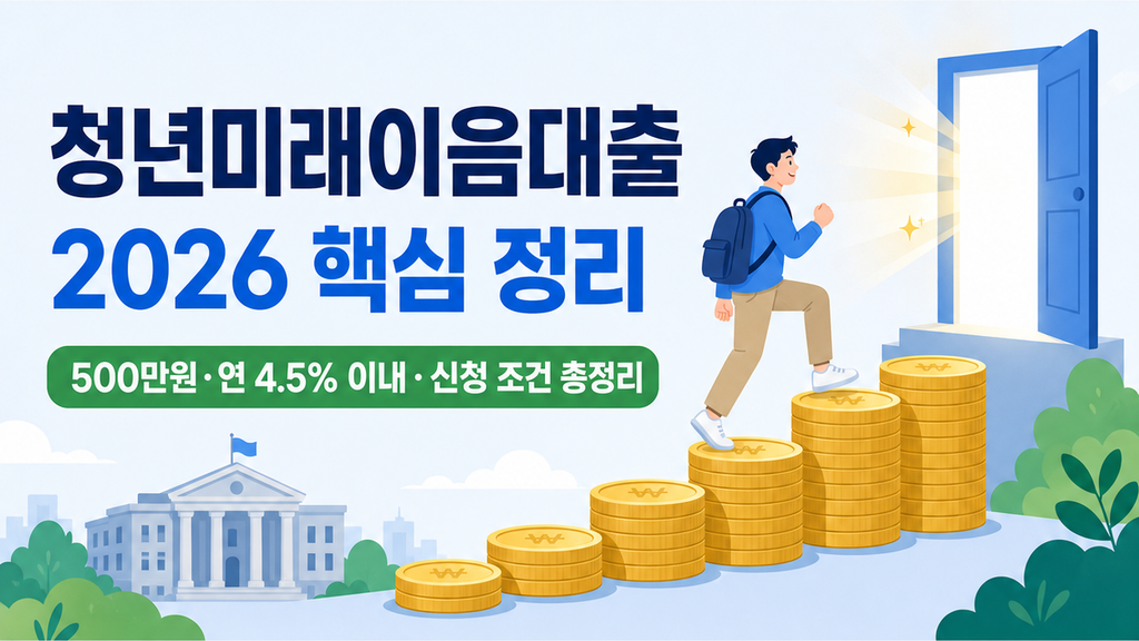 청년미래이음대출 신청 조건과 한도 금리 상환기간 요약