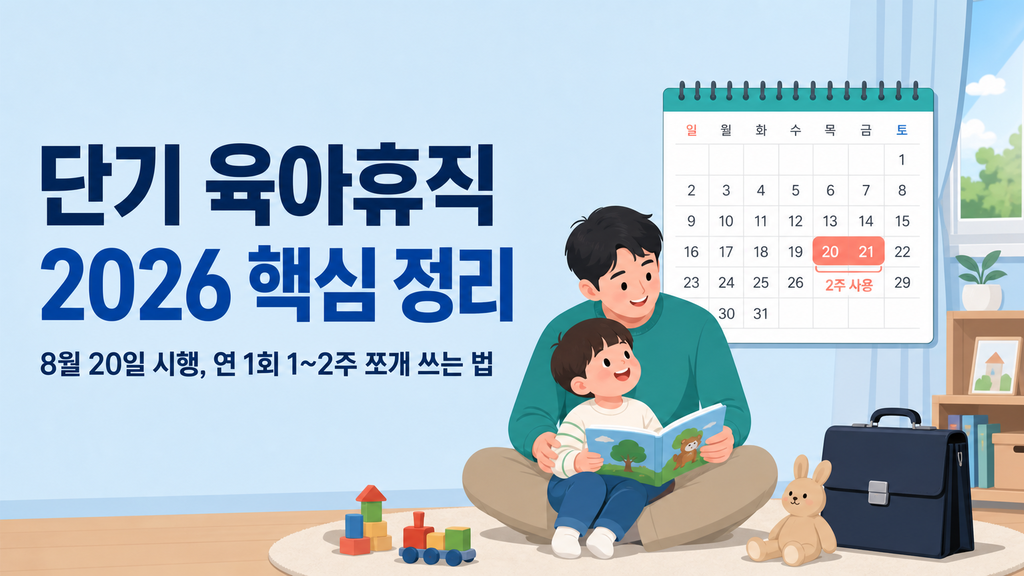 단기 육아휴직 대표 이미지